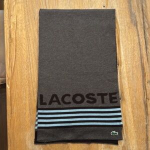 Lacoste brown men’s scarf